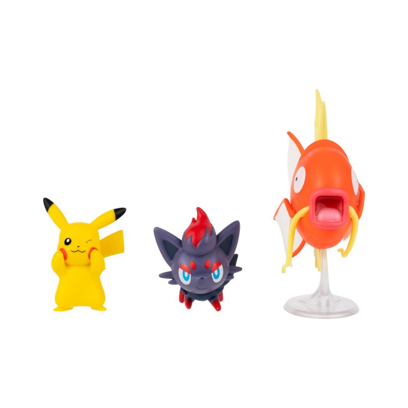 Pokémon - Battle Figure 3 pack - Pikachu, Magikarp & Zorua (PKW4090)