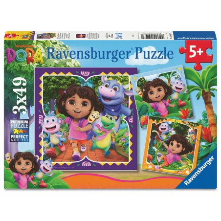 Ravensburger - Dora the Explorer 3x49p (12004197)