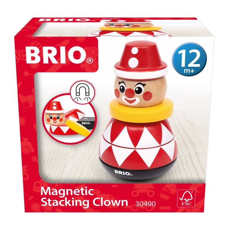 BRIO - Magnetic Stacking Clown (30490)