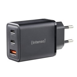 Intenso Power Adapter W65ACC Gan, Schwarz