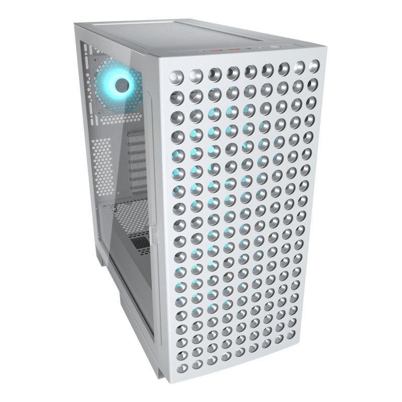 COUGAR Gaming Airface ECO RGB Midi Tower Blanc
