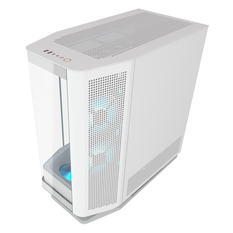 Boitier Moyen Tour E-ATX Cougar FV270 RGB avec panneaux vitrés (Blanc)