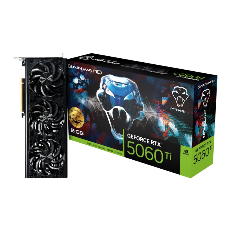 VGA Gainward RTX5060TI 8GB Python III OC