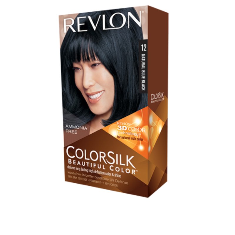 Revlon Colorsilk Natural Blue Black Hair Color 10 440g