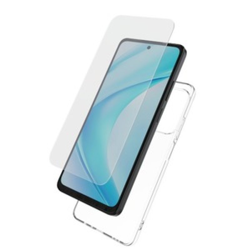 STARTER PACK COQUE SOUPLE VERRE TREMPE OPPO A40