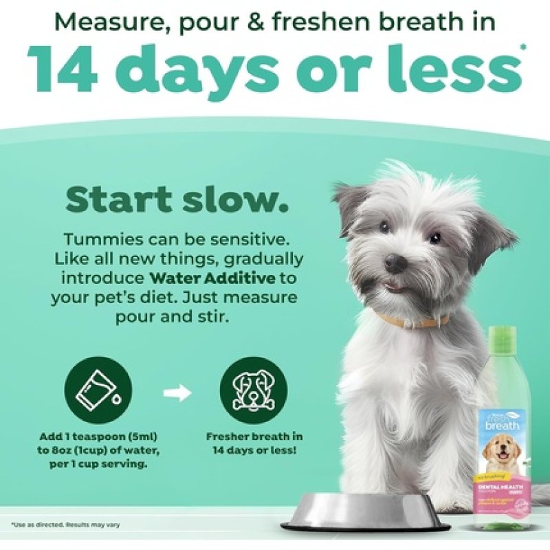 Tropiclean Fresh Breath Puppy Dental Care for Bad Breath