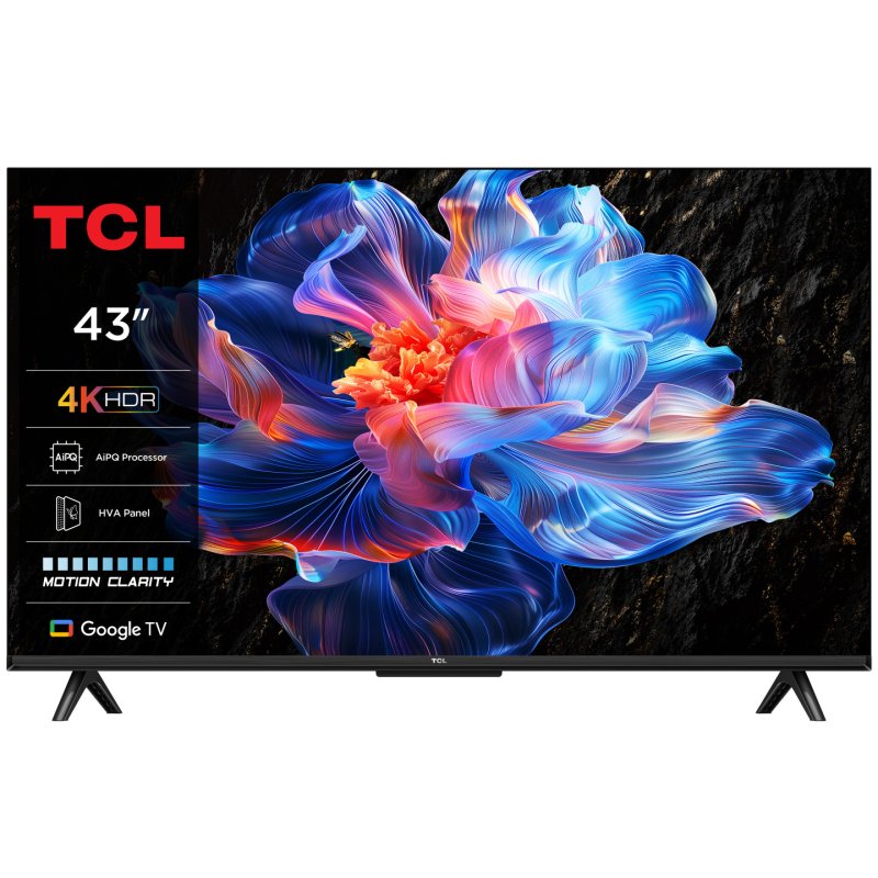 TCL 43P69K TV 109,2 cm (43") 4K Ultra HD Smart TV Wifi Noir