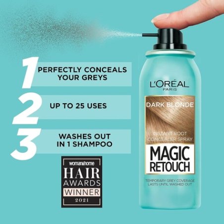 L'Oréal Magic Retouch Instant Root Concealer Spray 75ml Dark Blonde