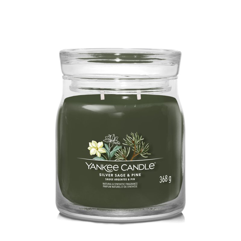 Yankee Candle Silver Sage Pine Signature Candle