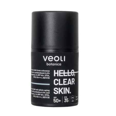 Veoli Botanica Hello Clear Skin Broad Spectrum Lightweight Protective Cream Spf50 50ml