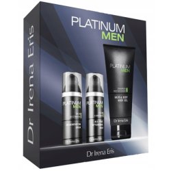 Dr Irena Eris Platinum Men Set For Men Face Cream 50 Ml After Shave Balm 50 Ml Cleansing Gel 200 Ml