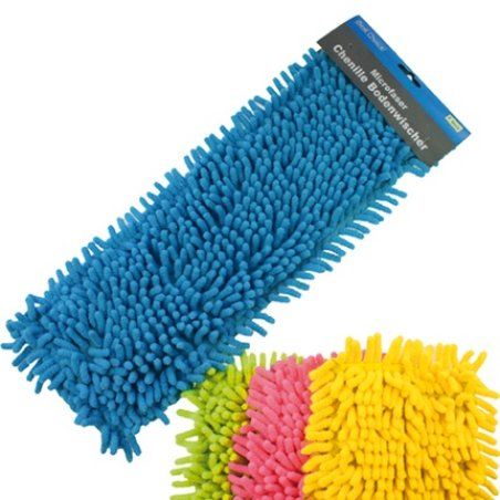Best Choice Floor Wiper Microfibre Chenille 40x12cm Assorted Colour 100 Polyester