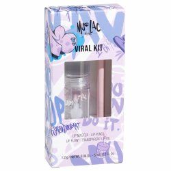 Mulac Cosmetics Viral Kit - Lip Pencil Crunmble Nude 13 and Tinted Lip Oil Liquid Glaze 01