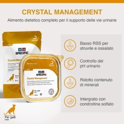 Specific Crystal Management for Cats Dietary Supplement 12 x 1.02kg - Pack of 12