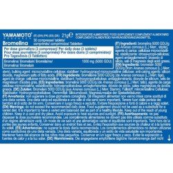 Yamamoto Research Bromelain Food Supplement 30 Tablets 1000mg