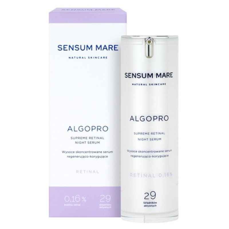 Sensum Mare Algopro Concentrated Regeneratingcorrecting Serum With Stable Retinal 016 30ml
