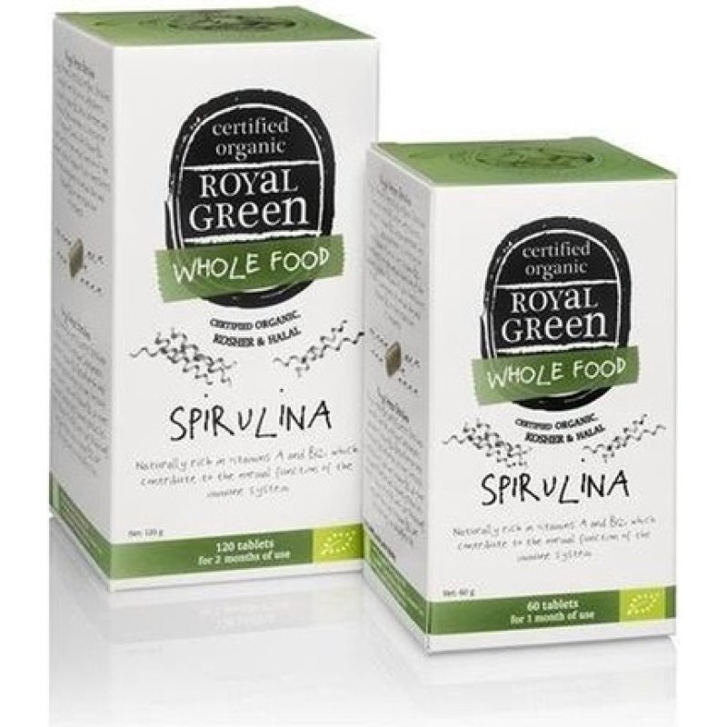 Royal Green Spirulina - 120 Pcs