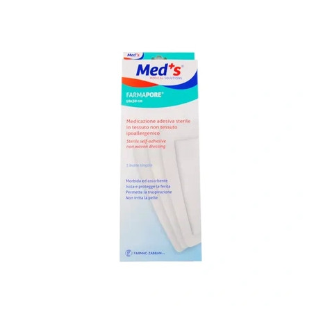 Farmaczabban Spa Med's Farmapore Sterile Hypoallergenic Adhesive Dressing 10cm X 30cm