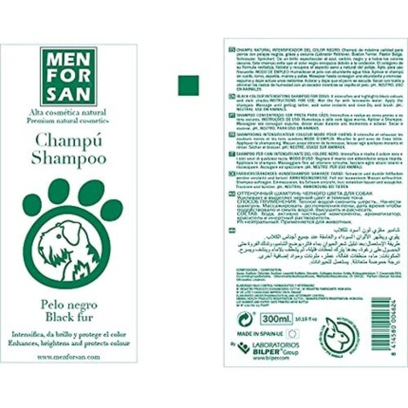 Menforsan Black Shampoos