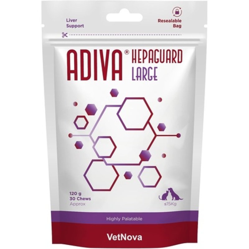 Adiva Hepaguard Large Chews 30 Count