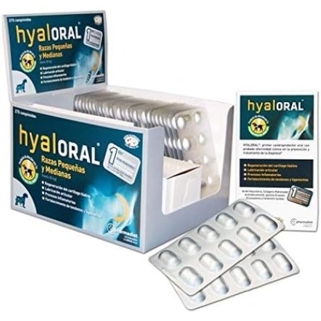 Farmadiet Hlr01 Hyaloral for Small to Medium Breeds 270 Tablets