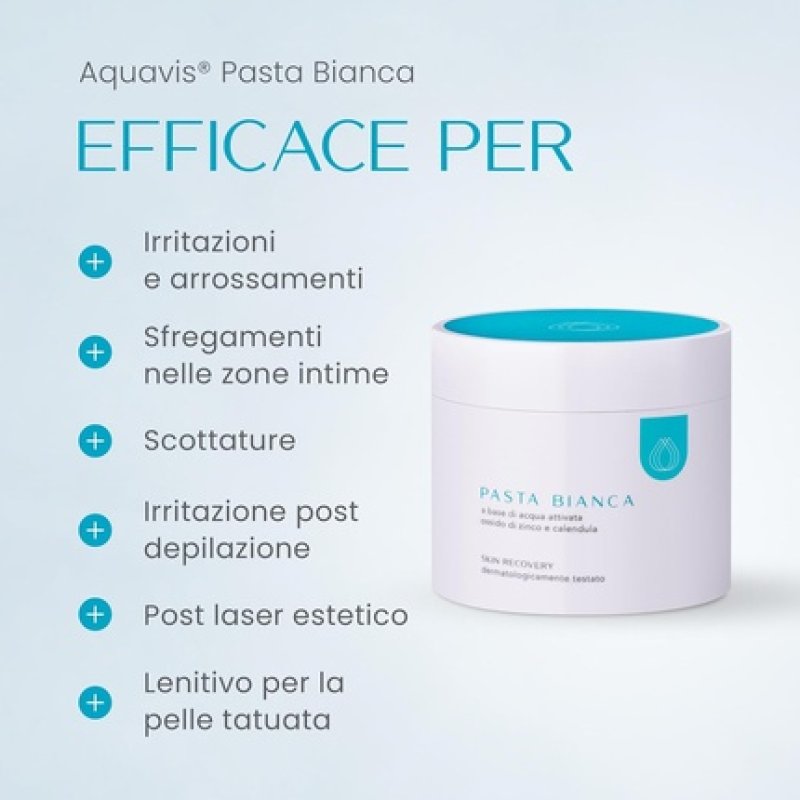 Aquavis Protective White Paste with Yarrow, Calendula, Panthenol, Allantoin