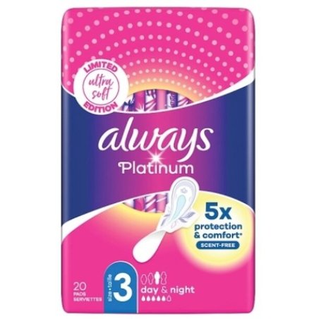Always Platinum Day & Night Long Sanitary Pads