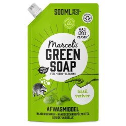 Marcel's Green Soap Cleaning Product Basil & Vetiver Grass Refill