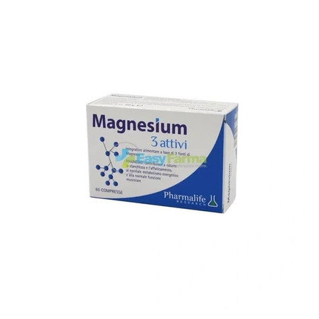Pharmalife Research Magnesium 3 Active Supplement For Fatigue And Tiredness - 60 Tablets