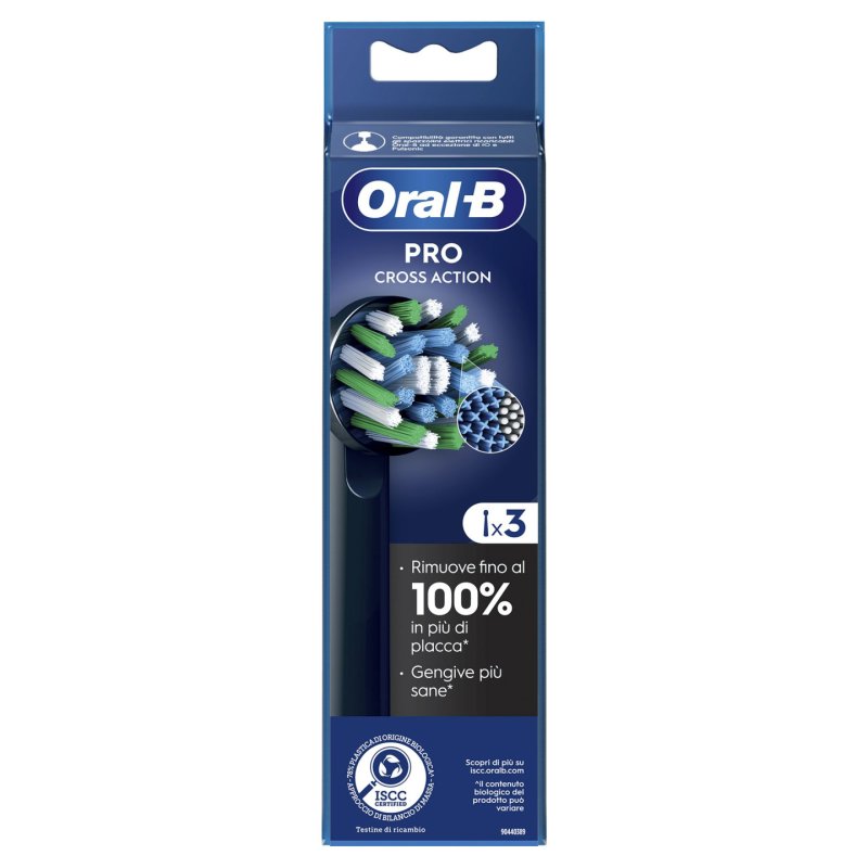 Oral-B Pro Cross Action 3 pièce(s) Noir