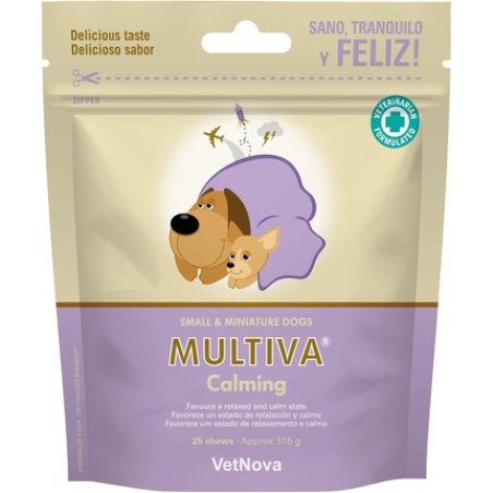 Vetnova Multiva Calming Chews for Small & Miniature Dogs 25 Chews