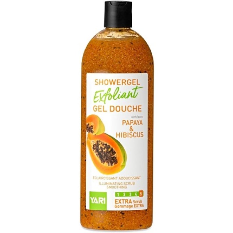 Yari Exfoliating Shower Gel Papaya & Hibiscus