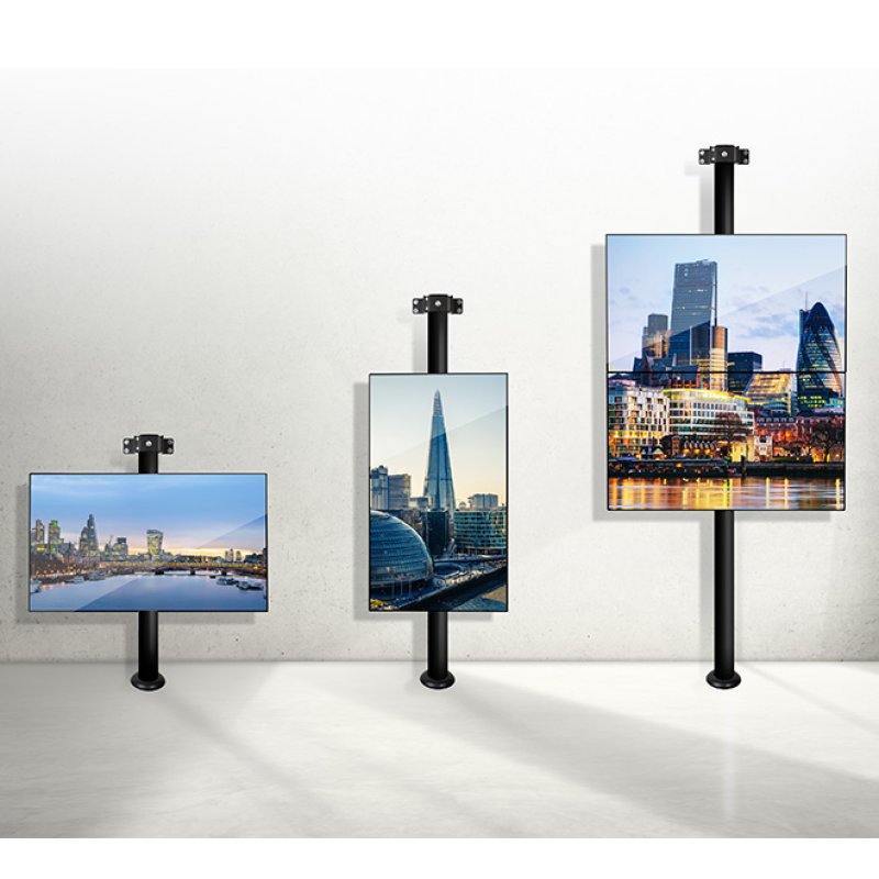 B-Tech SYSTEM 2 - Wall Mounting Bracket for Ø50mm Poles