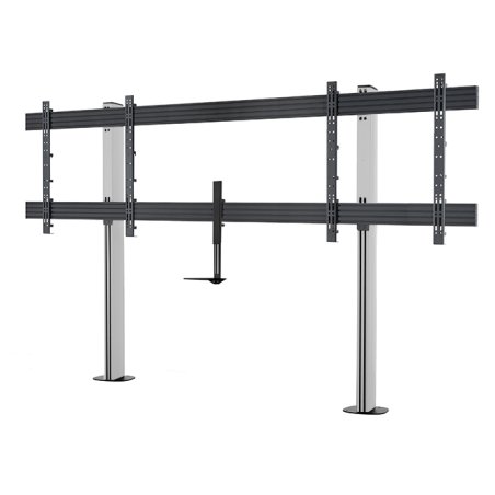 B-Tech BT8538 2,18 m (86") Sol Noir, Argent