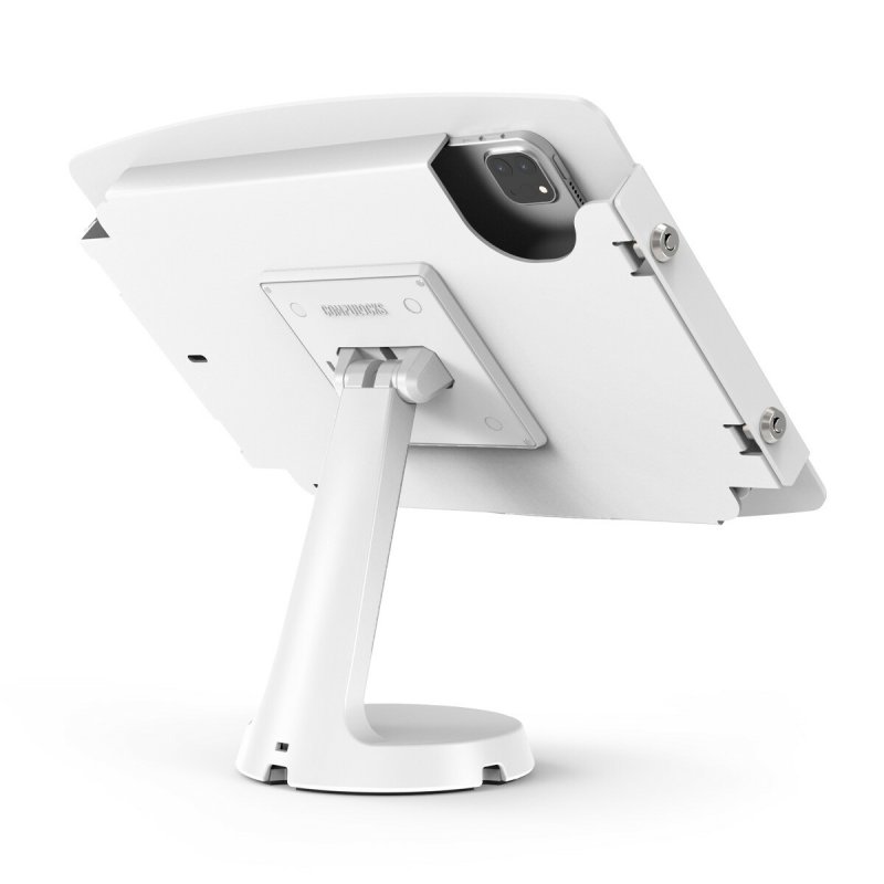 Compulocks iPad Pro 12.9" (3-6th Gen) Space Enclosure Mast Counter Stand - White