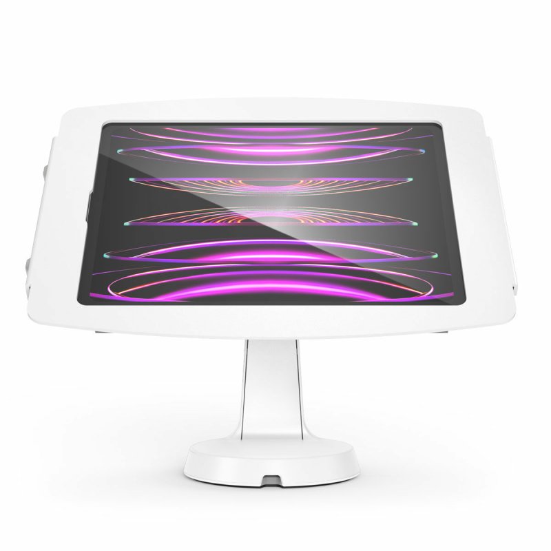 Compulocks iPad Pro 12.9" (3-6th Gen) Space Enclosure Mast Counter Stand - White