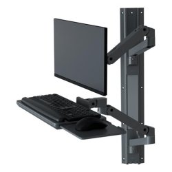 Ergotron LX Pro Series 45-696-293 monitor mount / stand 86.4 cm (34") Wall Dark Grey