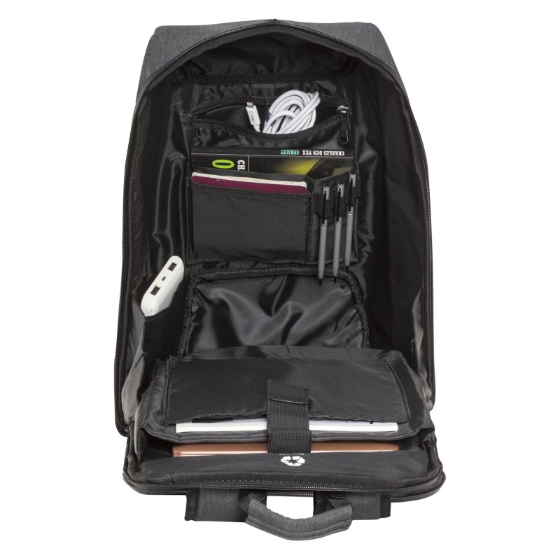 Recycled Bag - Backpack 16" - Charcoal