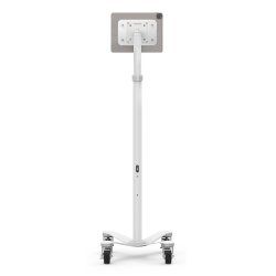 Compulocks Universal Invisible Mount Medical Rolling Cart White