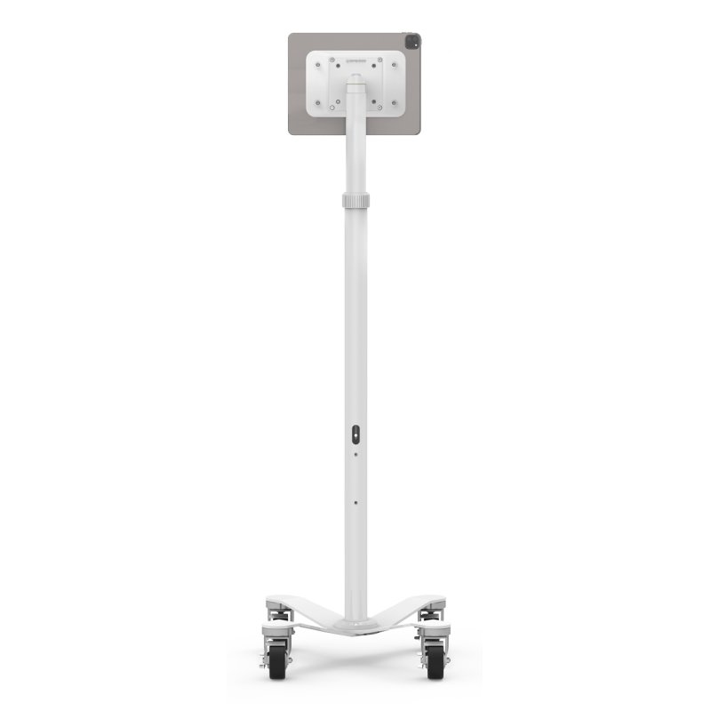Compulocks Universal Invisible Mount Medical Rolling Cart White