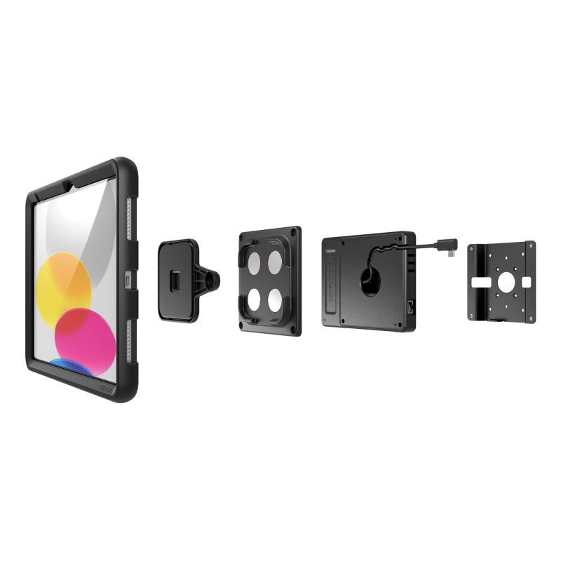 Compulocks Universal Tablet Magnetic Wall Mount Plus Hub Black
