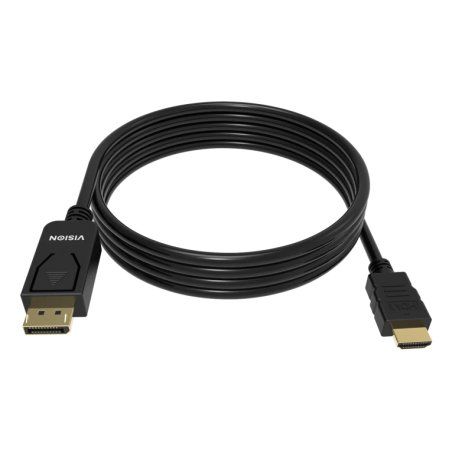 Vision TC 2MDPHDMI8K/BL video cable adapter 2 m DisplayPort HDMI Black