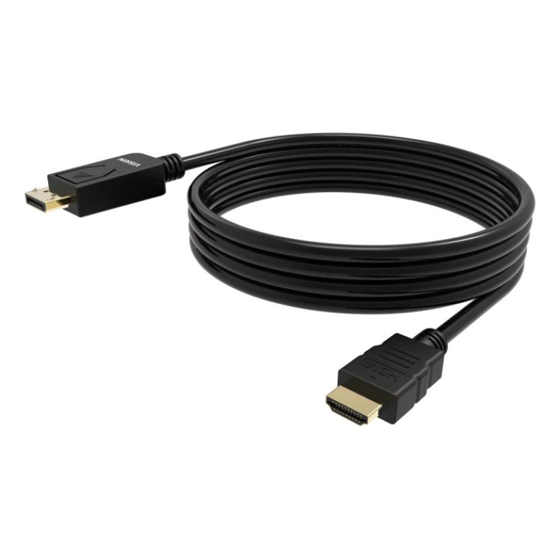 Vision TC 2MDPHDMI8K/BL video cable adapter 2 m DisplayPort HDMI Black