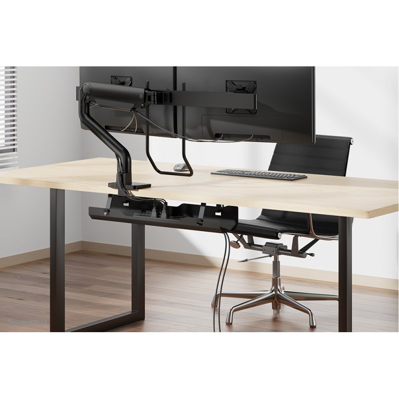 Neomounts ADS07-122BL Cable tray - screw-mounted - universal