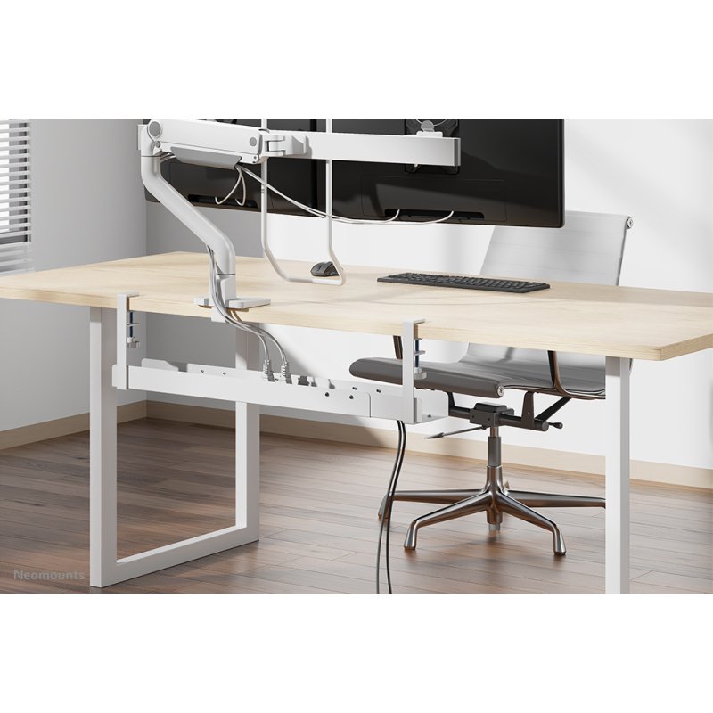 Neomounts ADS07-120WH Cable tray - clamp-on design - universal