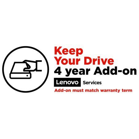 Lenovo 4Y Keep Your Drive 1 licence(s) 4 année(s)