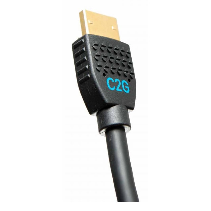 C2G Câble HDMI ultra flexible, haut débit, série de performance de 0,9 m - 4K 60 Hz encastrable dans le mur,