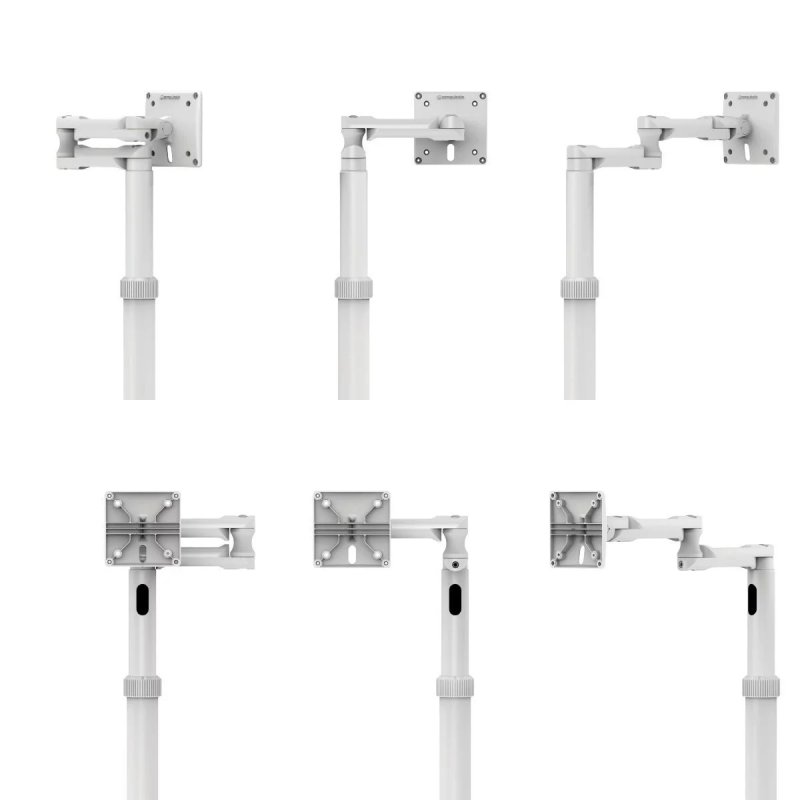 Compulocks iPad 10.9" 10th Gen Space Enclosure Medical Rolling Cart Extended White