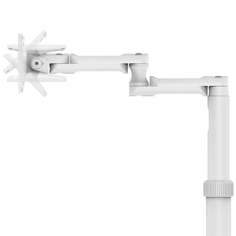 Compulocks iPad 10.9" 10th Gen Space Enclosure Medical Rolling Cart Extended White