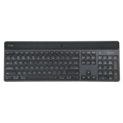 Targus Sustainable Energy Harvesting EcoSmart keyboard Universal Bluetooth QWERTY Nordic Black